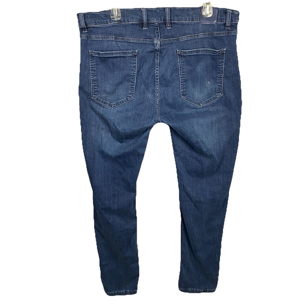 Mugsy Fultons Jeans Mens 40x34 Straight Leg Stretch Dark Wash Mid Rise‎ Denim - Picture 3 of 7